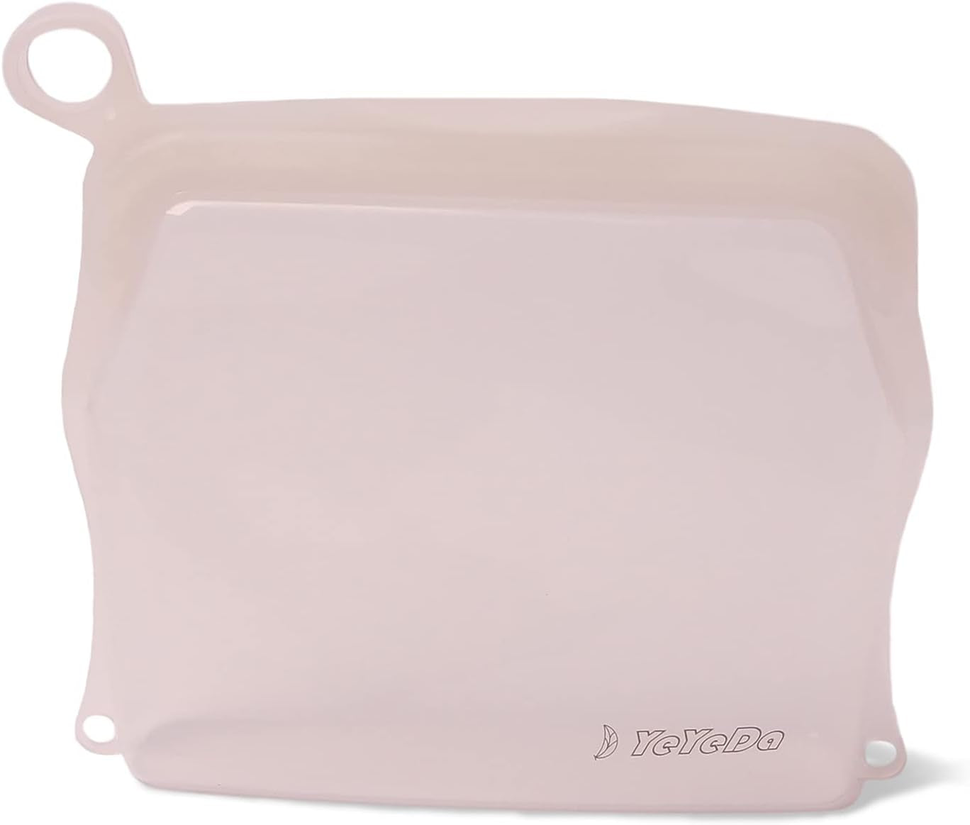 Reusable Silicone Food Storage Bags with Zipper,Freezer,Dishwasher Safe,Small,Clear